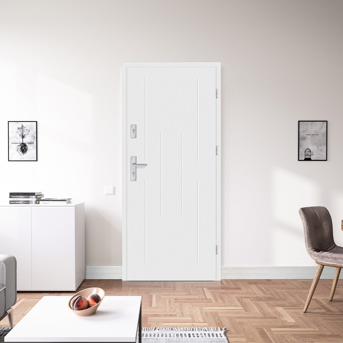 Входна врата HERSE MAX SET 28, Цвят: PREMIUM Бетон, производител ERKADO от Флор Декор
