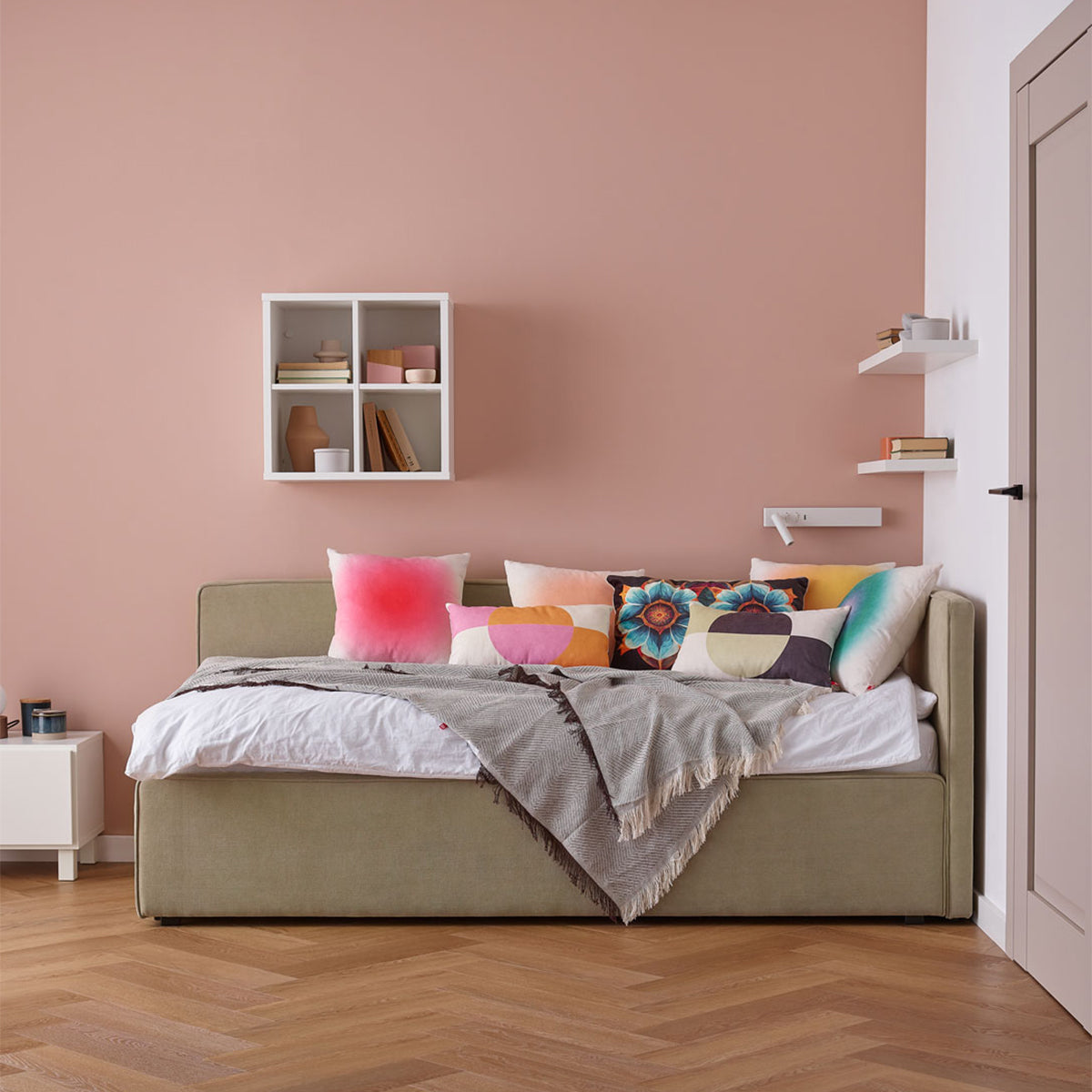Ѕидно тапицирано кревет 90x200 NOOK