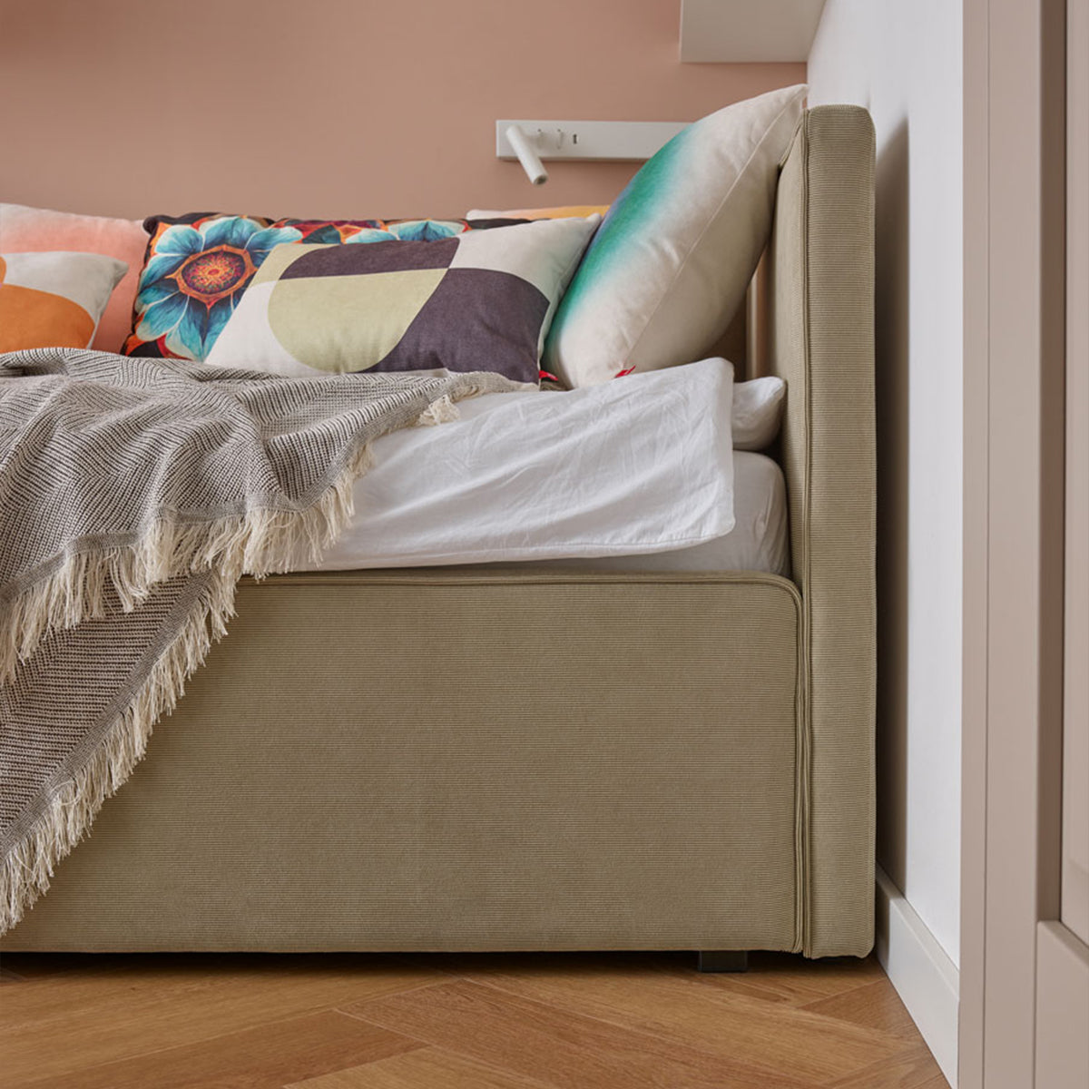 Ѕидно тапицирано кревет 90x200 NOOK