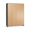 Четирикрилен гардероб Simple