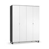 Четирикрилен гардероб Simple