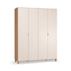 Четирикрилен гардероб Simple