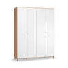 Четирикрилен гардероб Simple