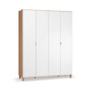 Четирикрилен гардероб Simple