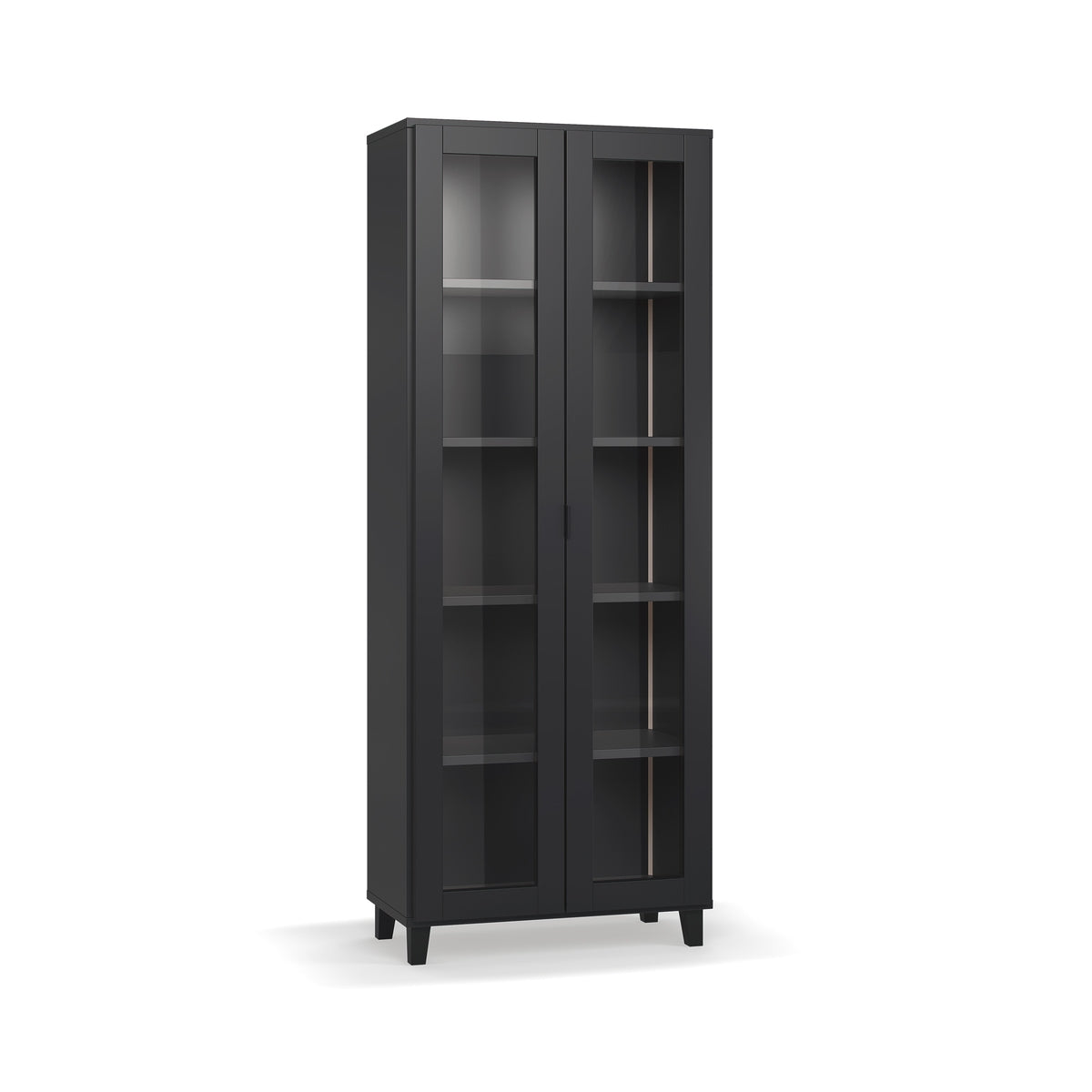 Двокрилна стаклена витрина Simple