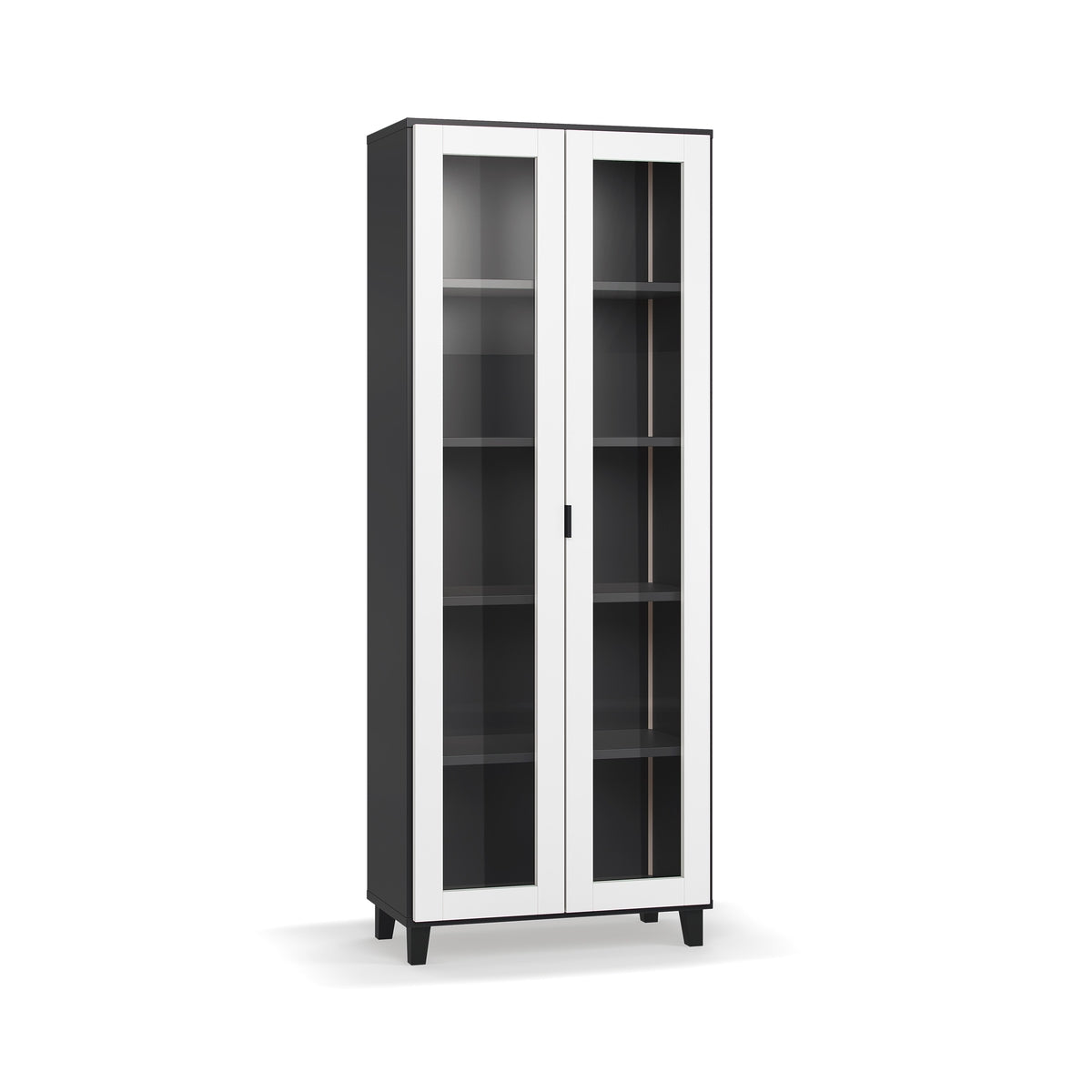 Двокрилна стаклена витрина Simple