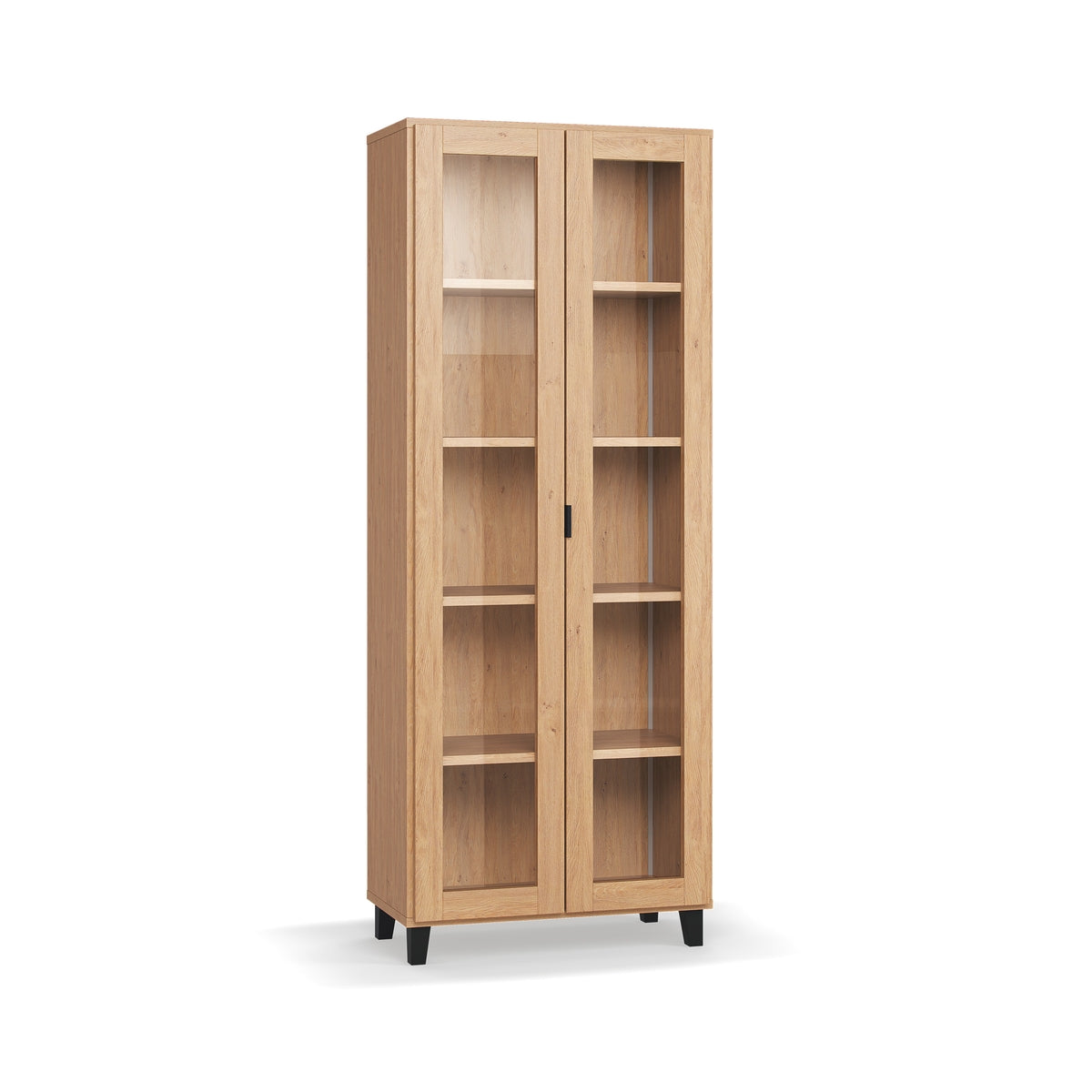 Двокрилна стаклена витрина Simple