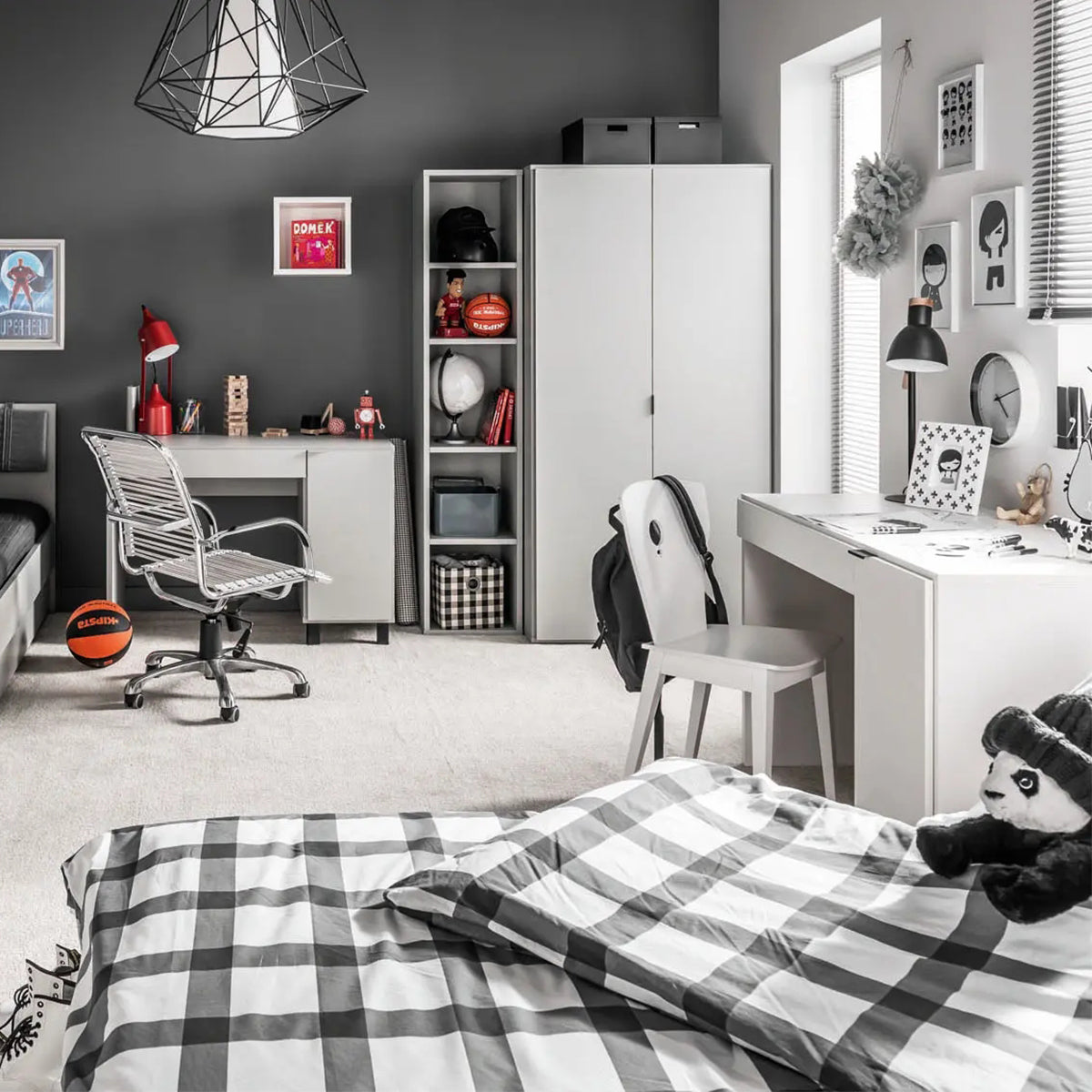 Двокрилен гардероб Simple