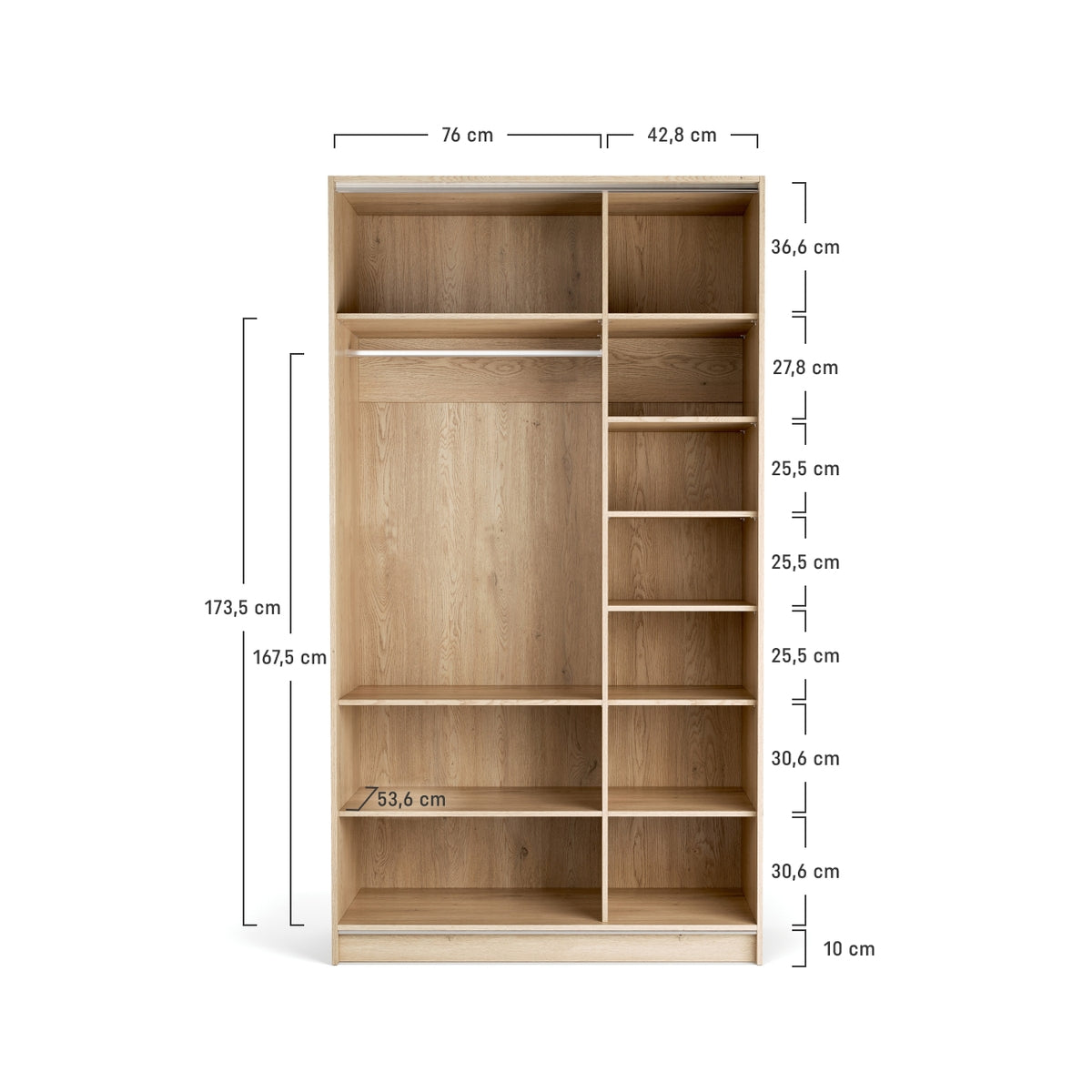 Гардероб 125 COMFORT STOR | Флор Декор