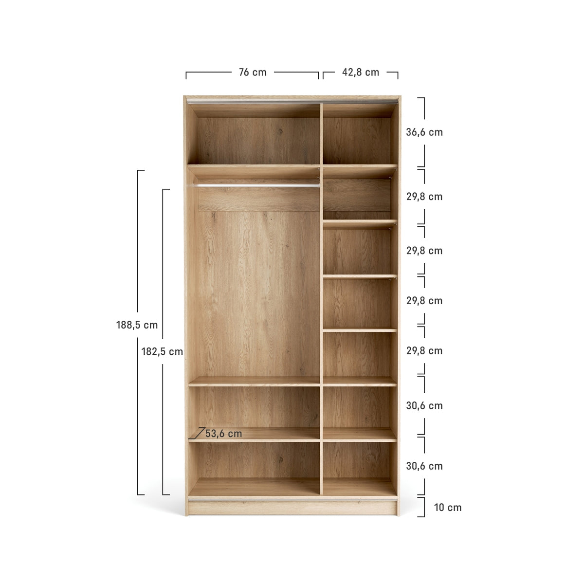 Гардероб 125 COMFORT STOR | Флор Декор
