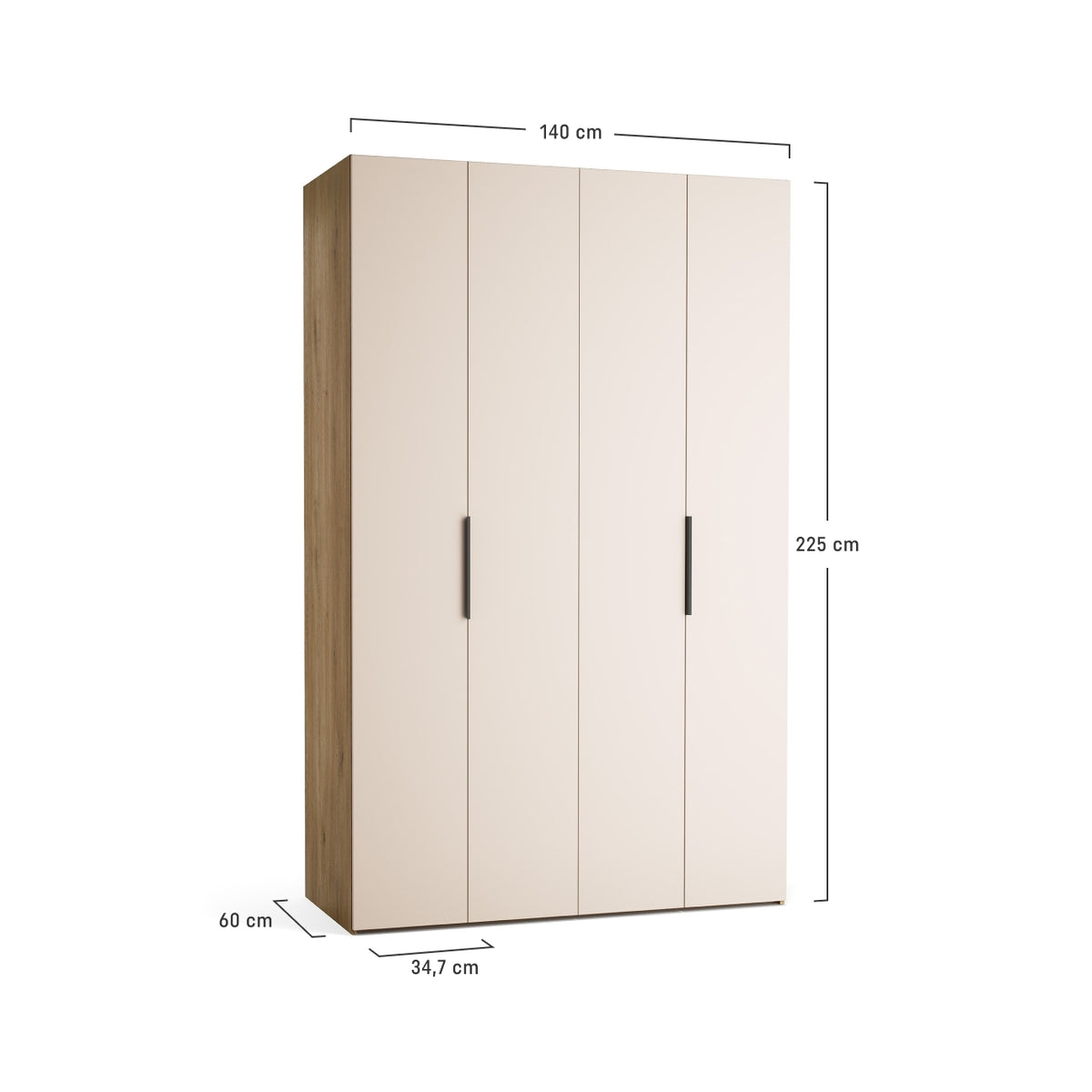 Гардероб 140 EASY STOR | Флор Декор