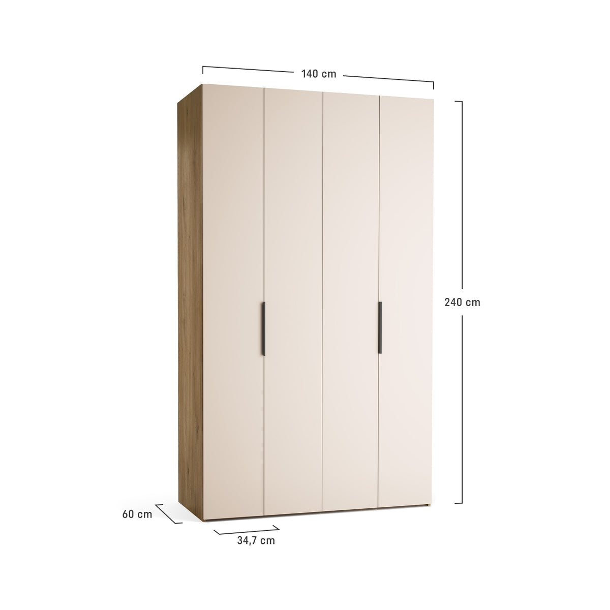 Гардероба 140 COMFORT STOR