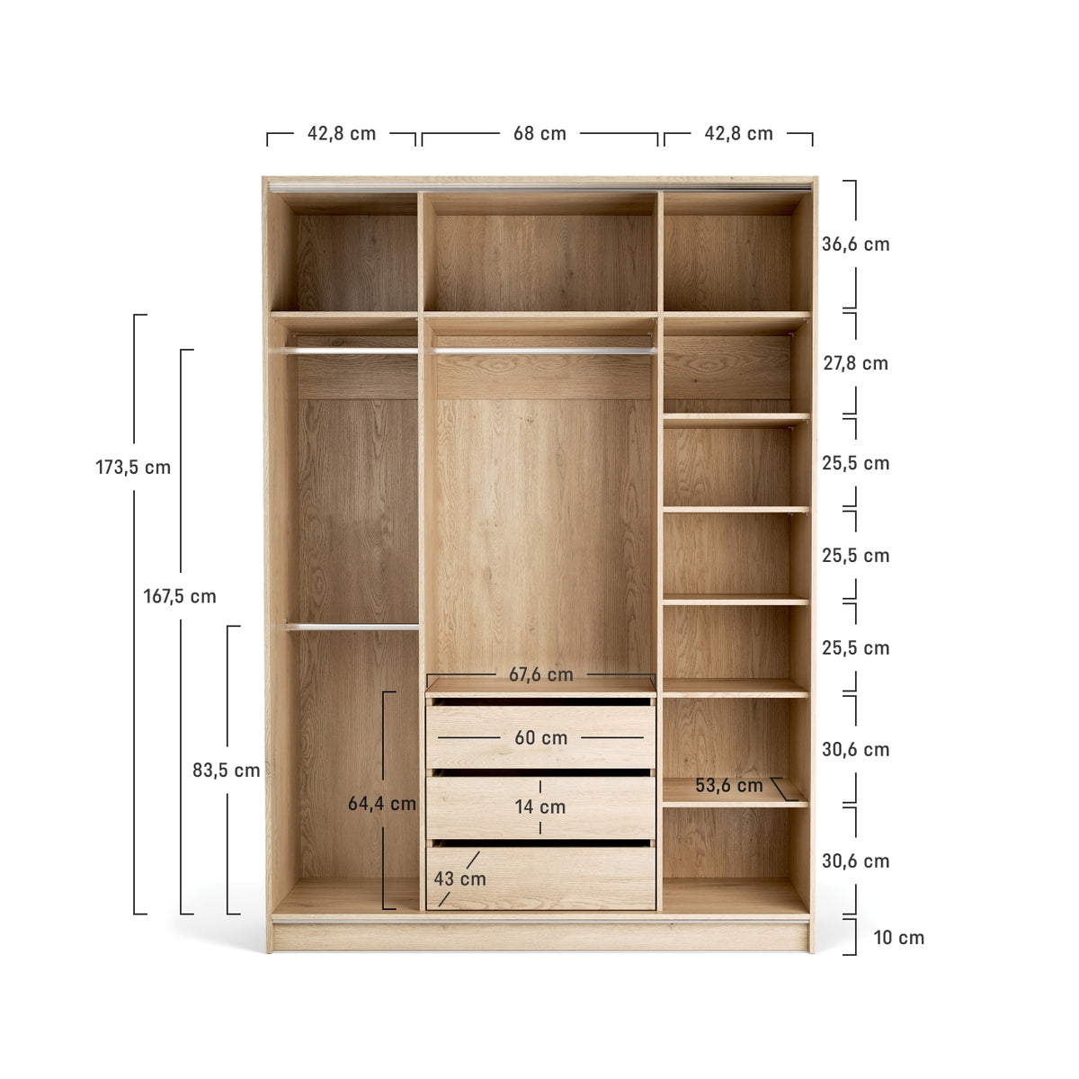 Гардероб 160 COMFORT STOR | Флор Декор